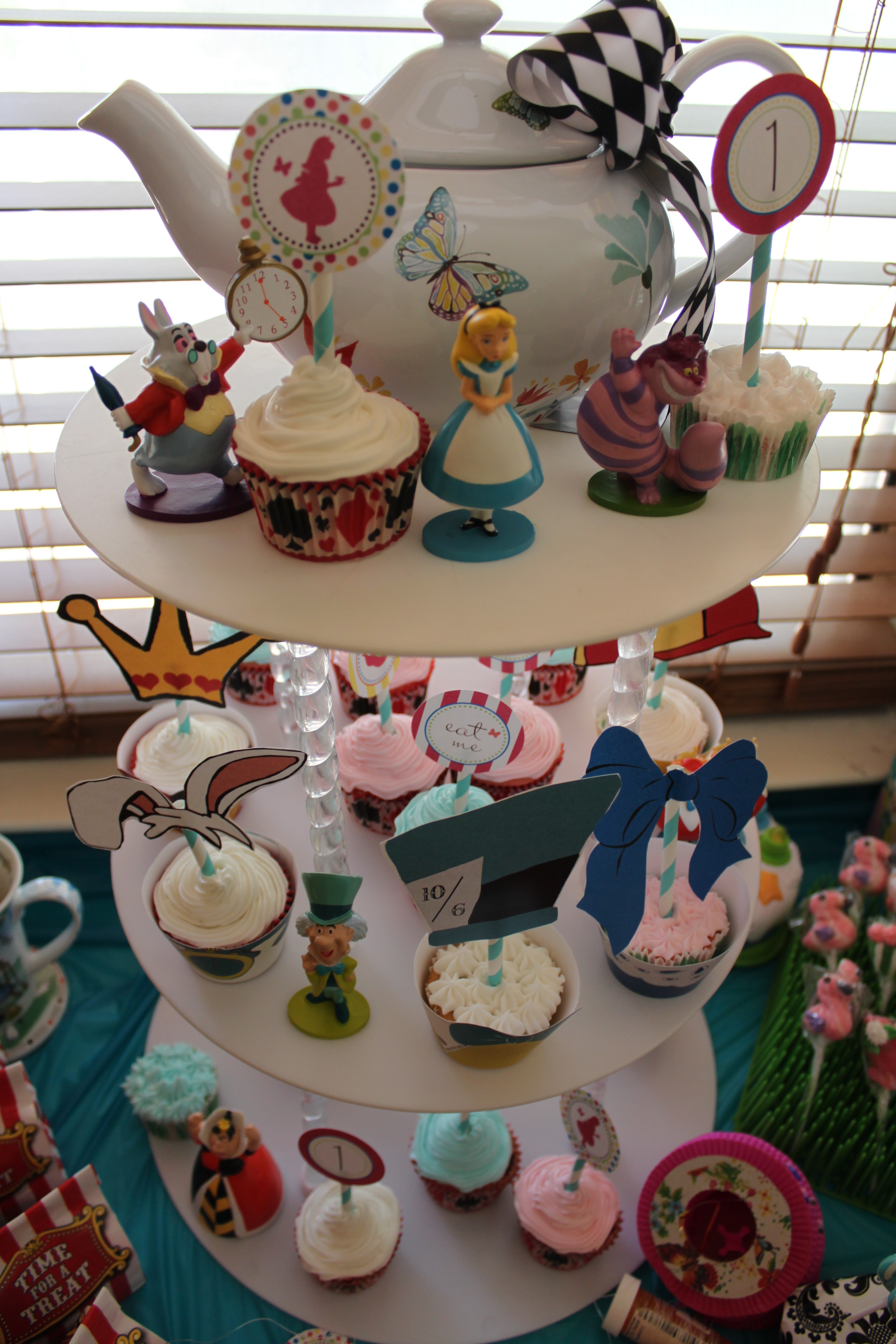  One  Year  Old  Birthday  Party  Alice in  One  derland Theme 